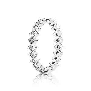 (bild till) Pandora Ring Lockande Prinsessa - 190944Cz