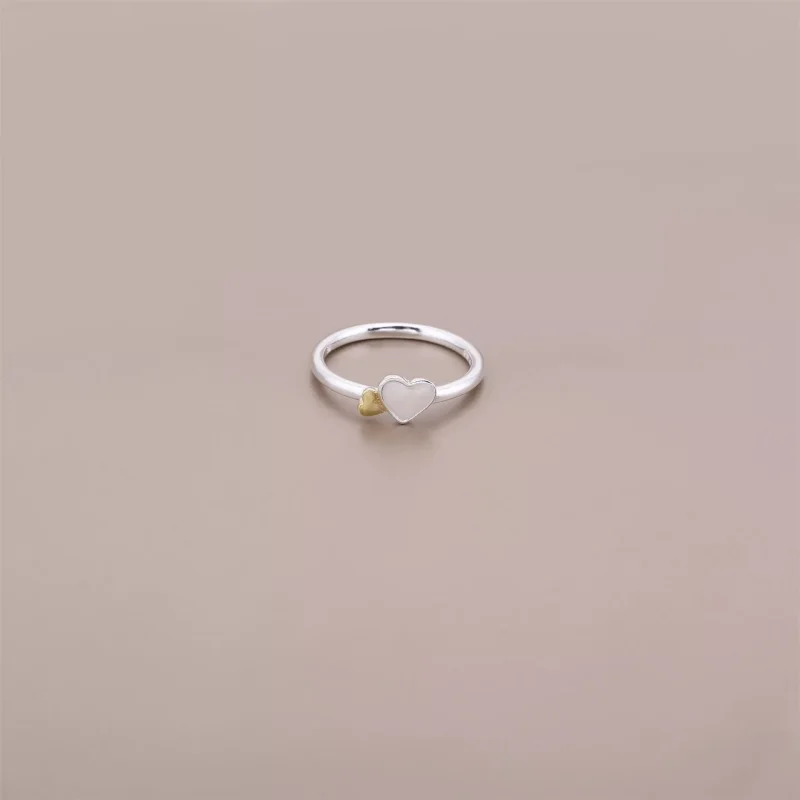 (bild till) Pandora Ring Lysande Hjärtan - 190998Mop - View 2