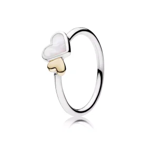 (bild till) Pandora Ring Lysande Hjärtan - 190998Mop