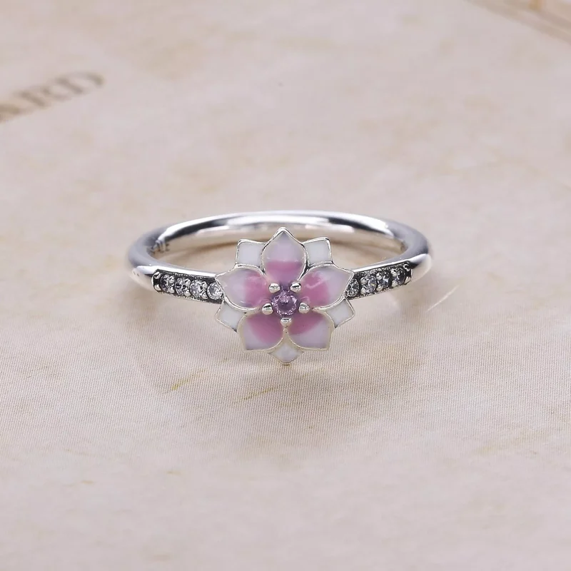 (bild till) Pandora Ring Magnolia Blommar - 191026Pcz - View 2