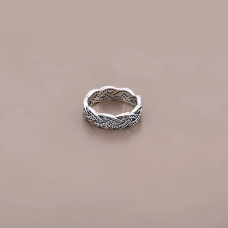 (bild till) Pandora Ring Mousserande Fläta - 190913Cz - View 2