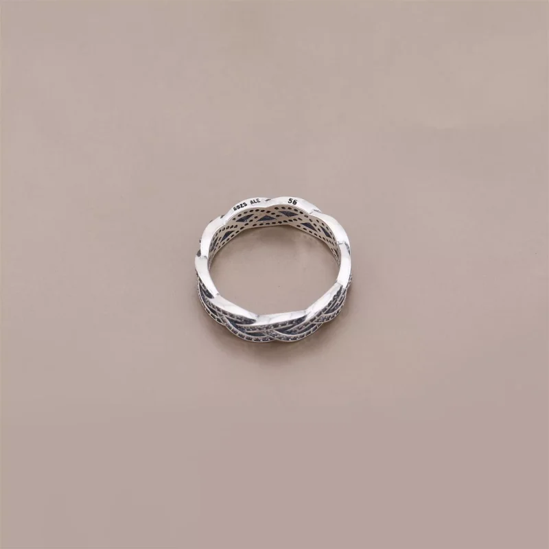 (bild till) Pandora Ring Mousserande Fläta - 190913Cz - View 3