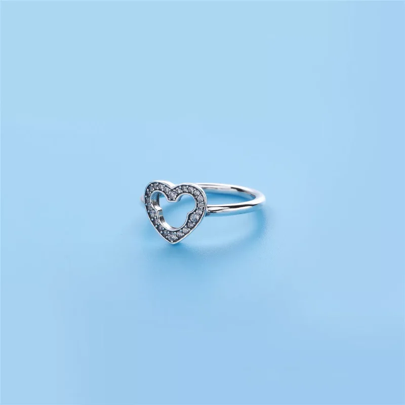 (bild till) Pandora Ring Musse Silhouette - 190957Cz - View 3