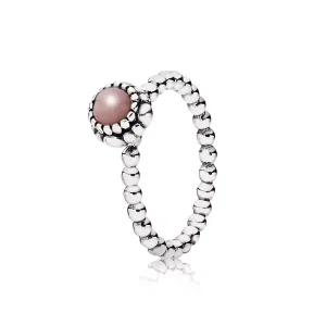 (bild till) Pandora Ring Oktober Birthstone - 190854Pop