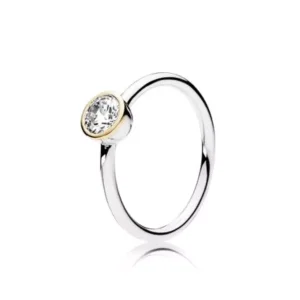 (bild till) Pandora Ring Petite Cirkel - 191043Cz