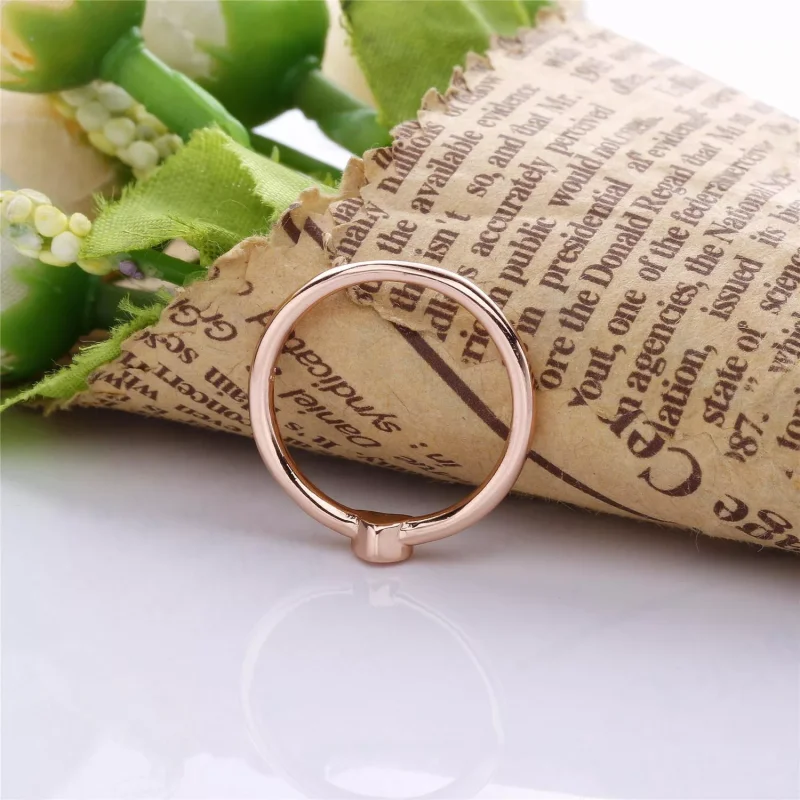 (bild till) Pandora Ring Pussel Hjärta 14 Karat Roséguld - 186551 - View 4