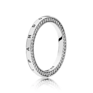 (bild till) Pandora Ring Signaturhjärtan - 197437Cz