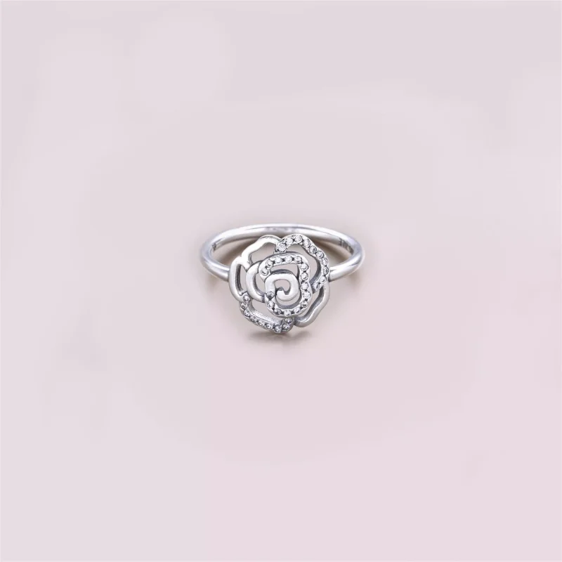(bild till) Pandora Ring Skimrande Delikat Ros - 190949Cz - View 2