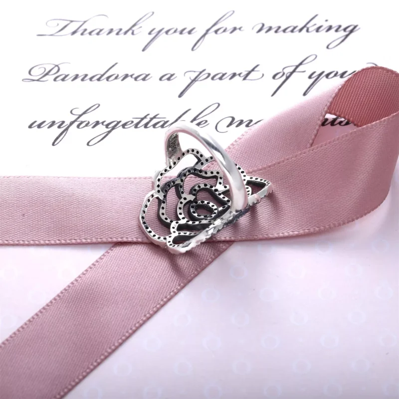 (bild till) Pandora Ring Skimrande Ros - 190951Cz - View 3