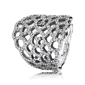 (bild till) Pandora Ring Spets - 190907Cz