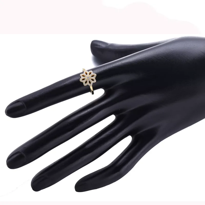 (bild till) Pandora Ring Spets Botanique - 150182Cz - View 3