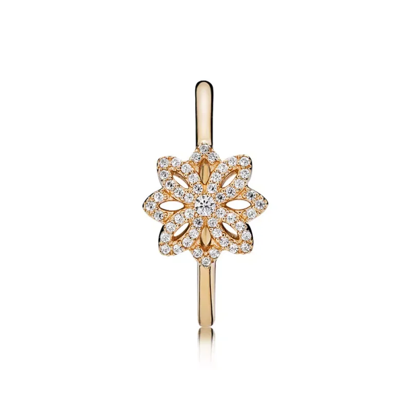 (bild till) Pandora Ring Spets Botanique - 150182Cz - View 4