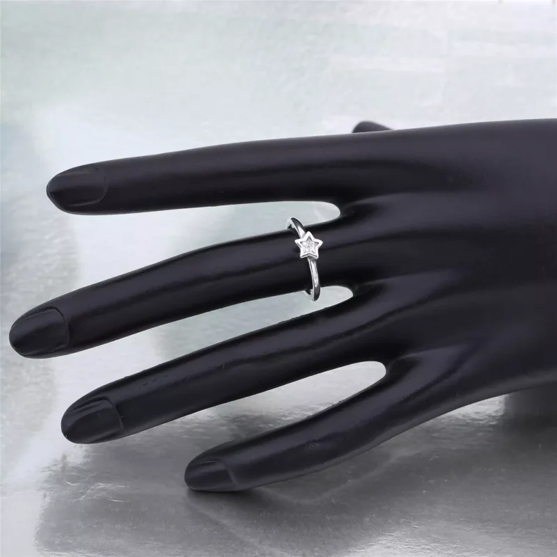 (bild till) Pandora Ring Stjärnljus - 190977Cz - View 4