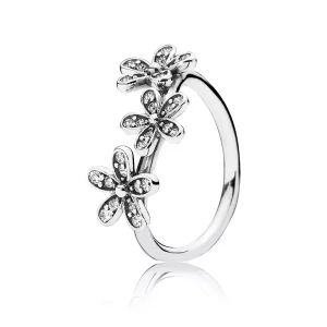 (bild till) Pandora Ring Trippelbländande Tusensköna - 190933Cz