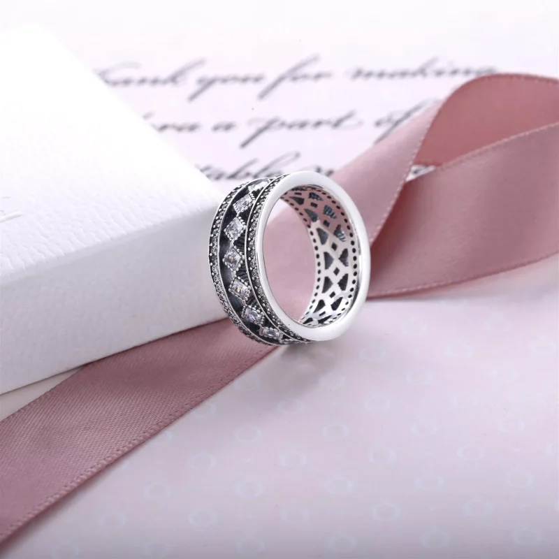 (bild till) Pandora Ring Vintage Fascination - 191007Cz - View 2