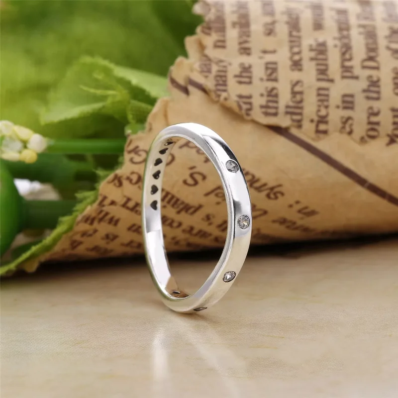 (bild till) Pandora Ring Virvlande Droppar - 197113Cz - View 3