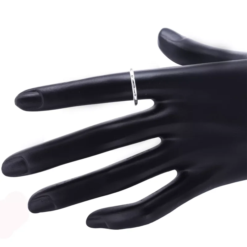 (bild till) PANDORA Simple Sparkling Band Ring 190945CZ - View 3