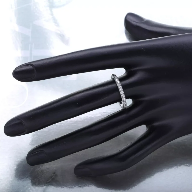 (bild till) PANDORA Sparkle & Hearts Ring 190963CZ - View 3