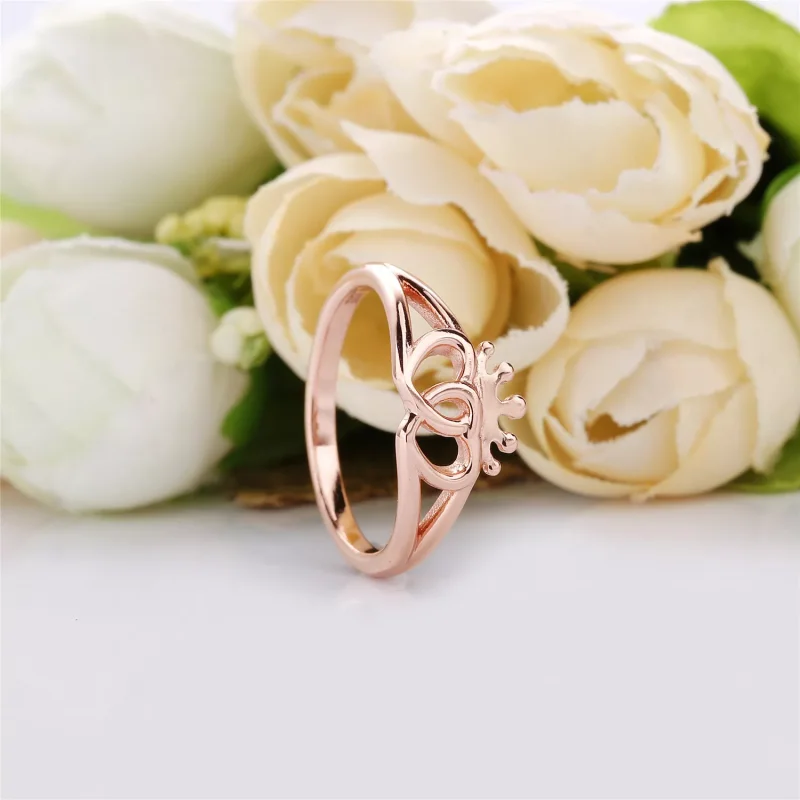 (bild till) PANDORA United Regal Hearts Ring 187685 - View 2