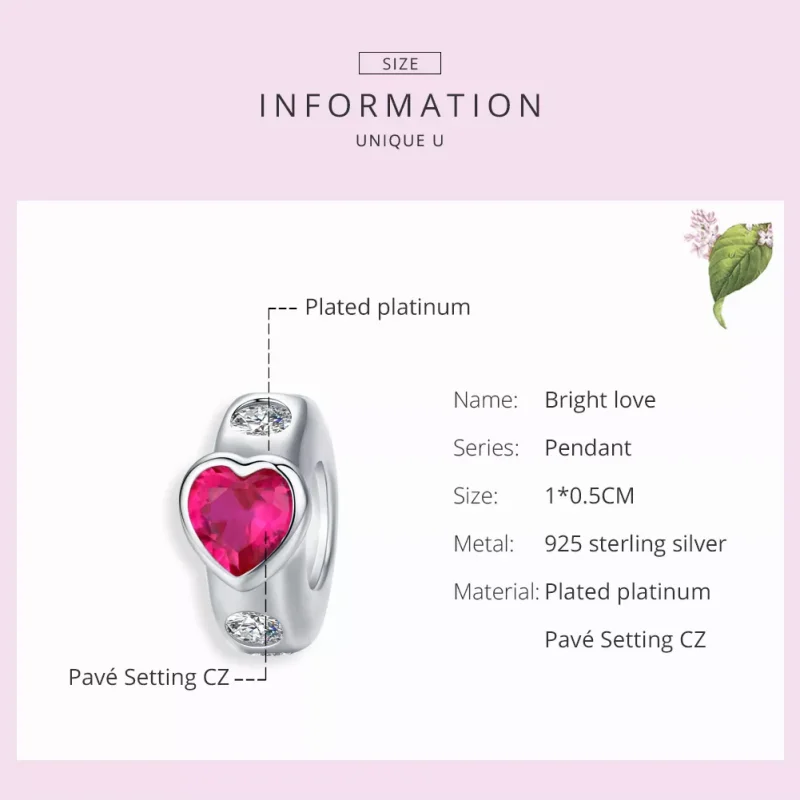 (bild till) Pandora Stil Mellanled Bright Love - Bsc123 - View 6