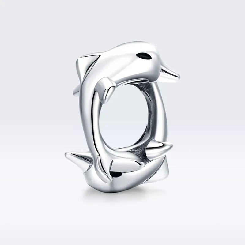 (bild till) Pandora Stil Mellanled Delfiner - Bsc296 - View 5