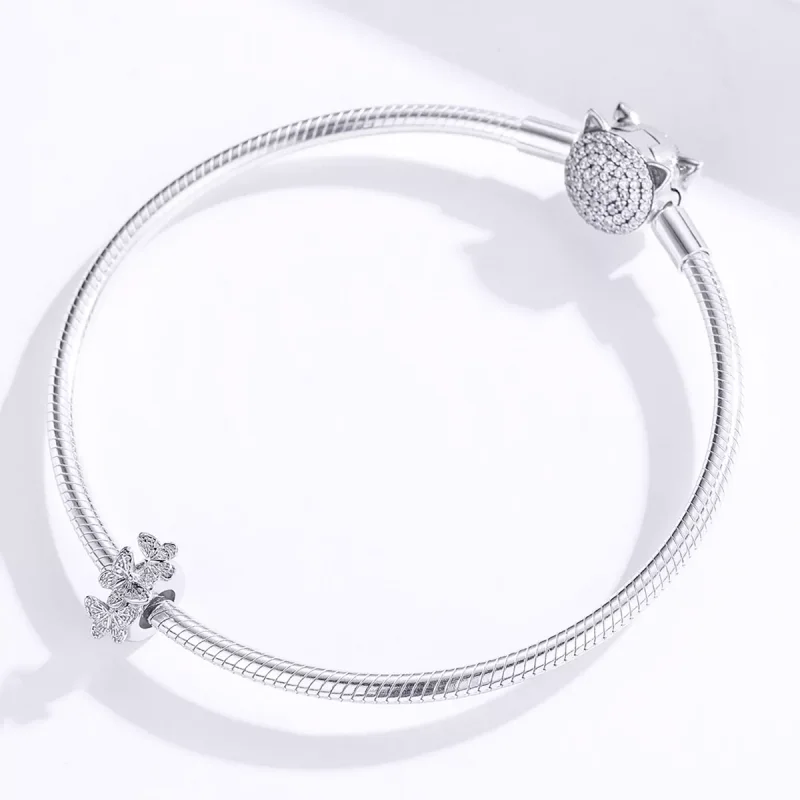 (bild till) Pandora Stil Mellanled Fjäril - Bsc120 - View 3