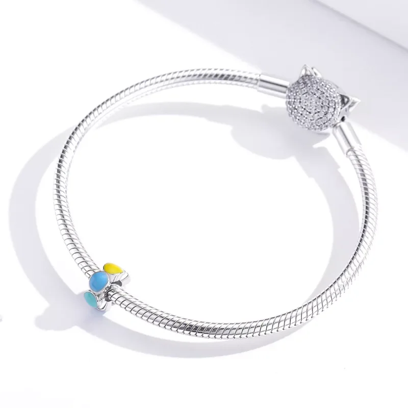 (bild till) Pandora Stil Mellanled Rainbow Bubble - Scc1555 - View 2
