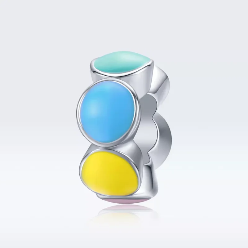 (bild till) Pandora Stil Mellanled Rainbow Bubble - Scc1555 - View 5