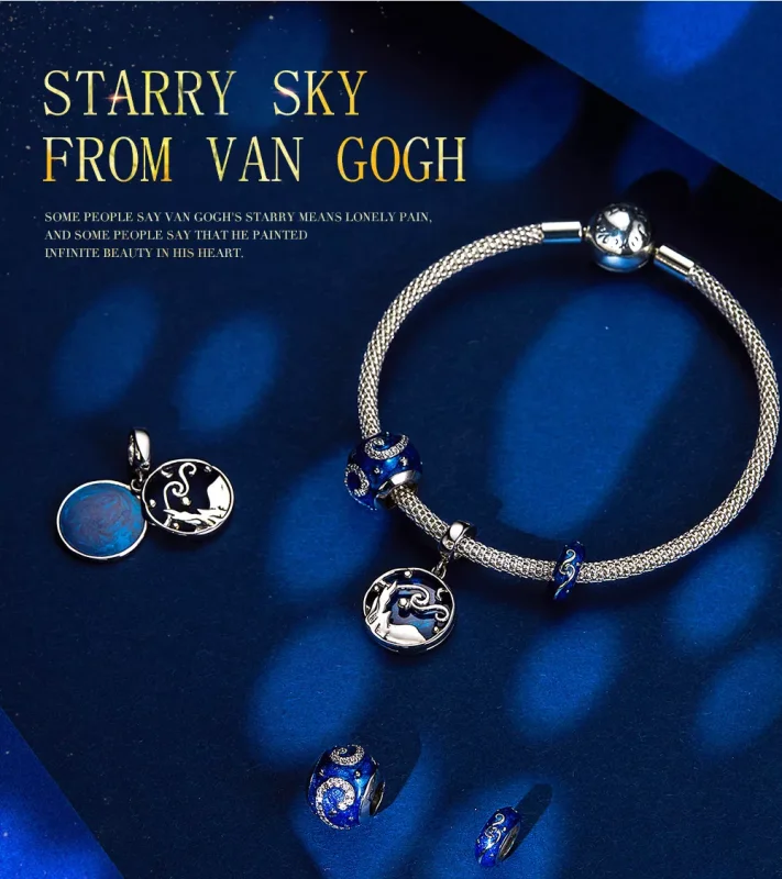 (bild till) Pandora Stil Mellanled Star Glow - Scc1388 - View 6