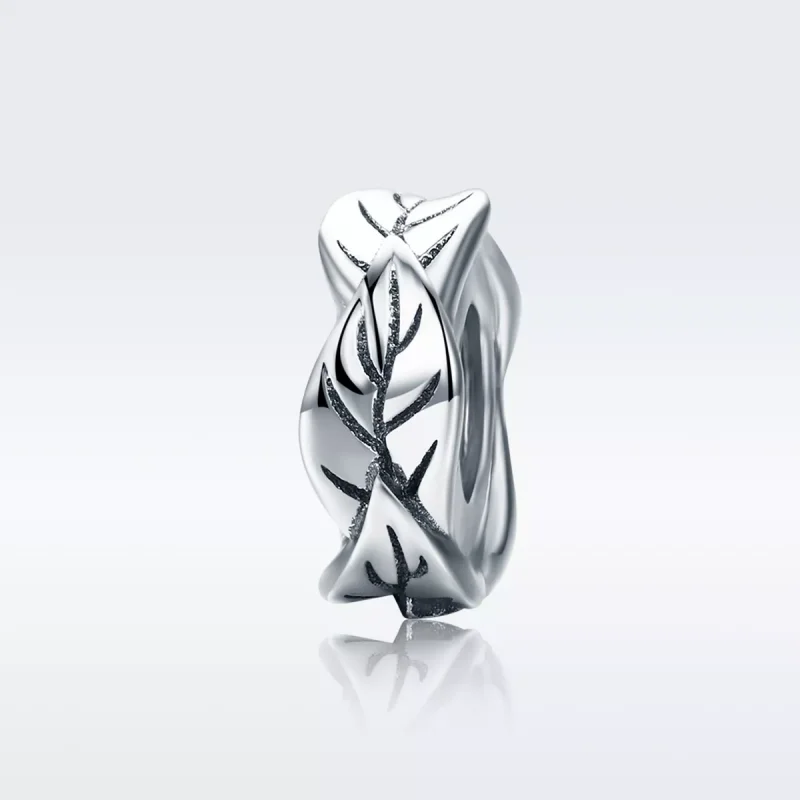 (bild till) Pandora Stil Mellanled Vita Blad - Scc597 - View 2