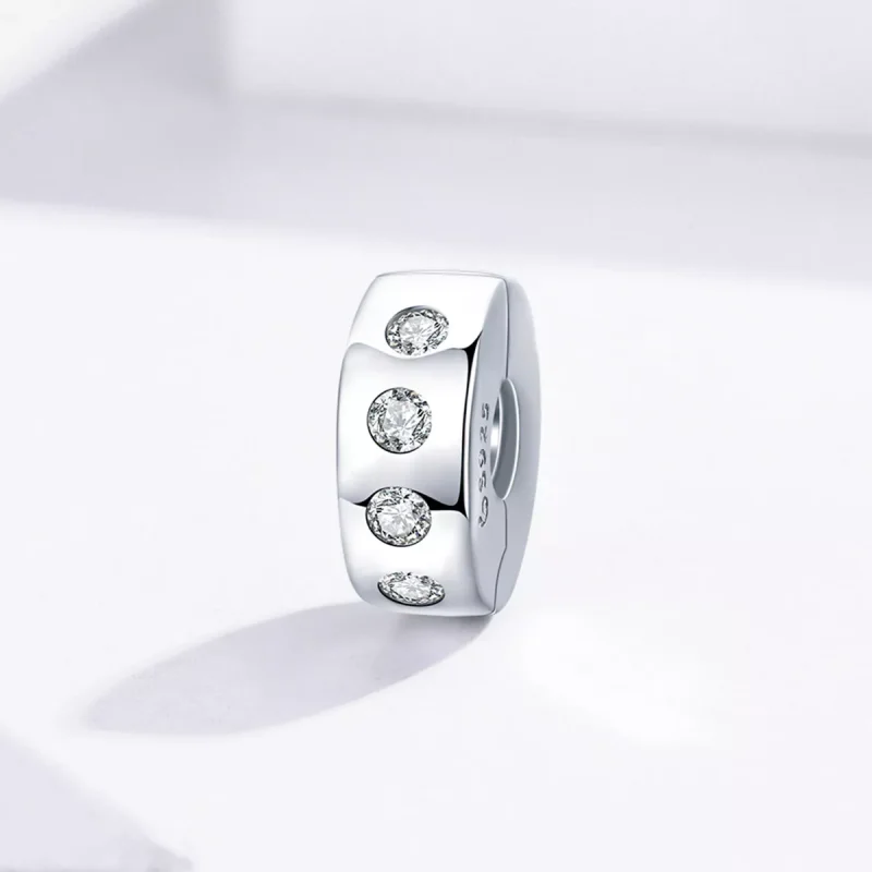 (bild till) Pandora Stil Mellanled Zirkoniumoxid - Bsc165 - View 2