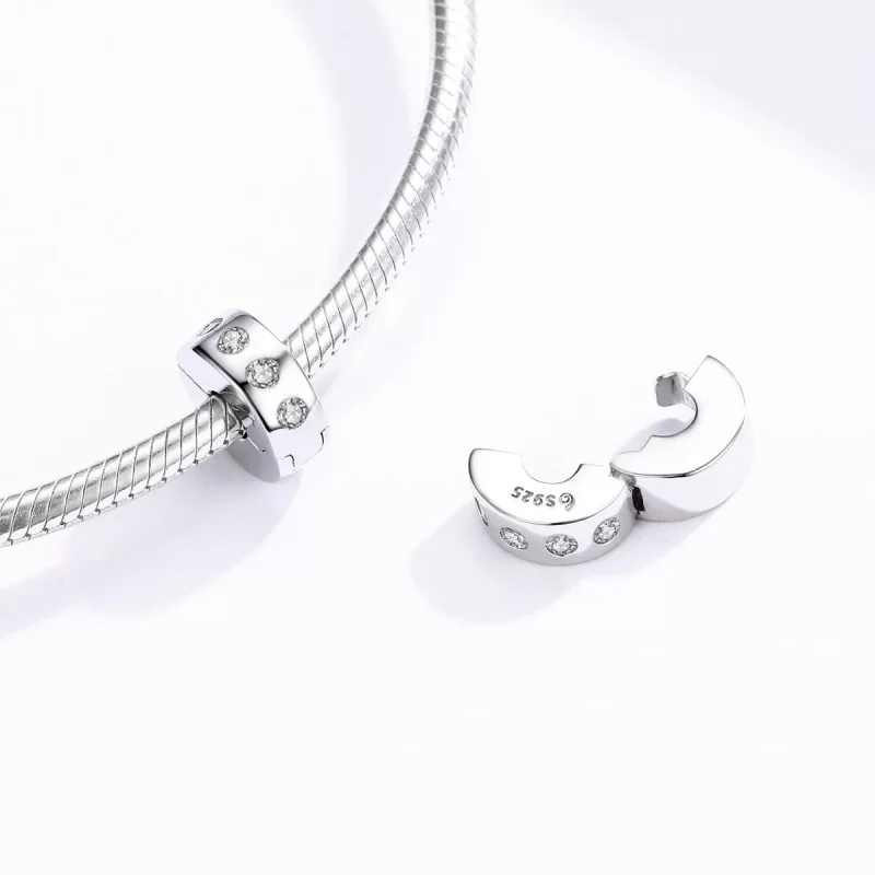 (bild till) Pandora Stil Mellanled Zirkoniumoxid - Bsc165 - View 4