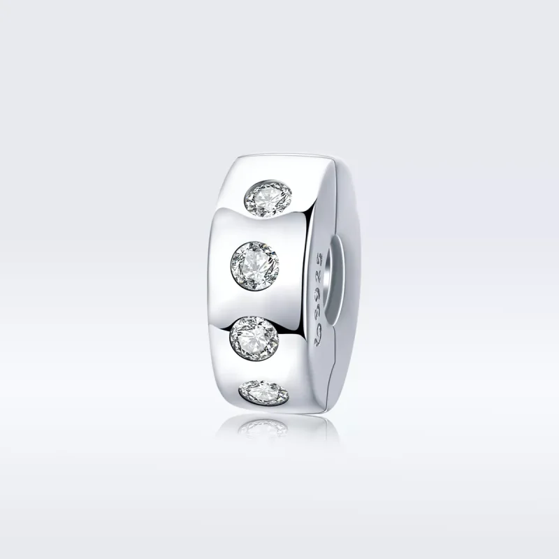 (bild till) Pandora Stil Mellanled Zirkoniumoxid - Bsc165 - View 5