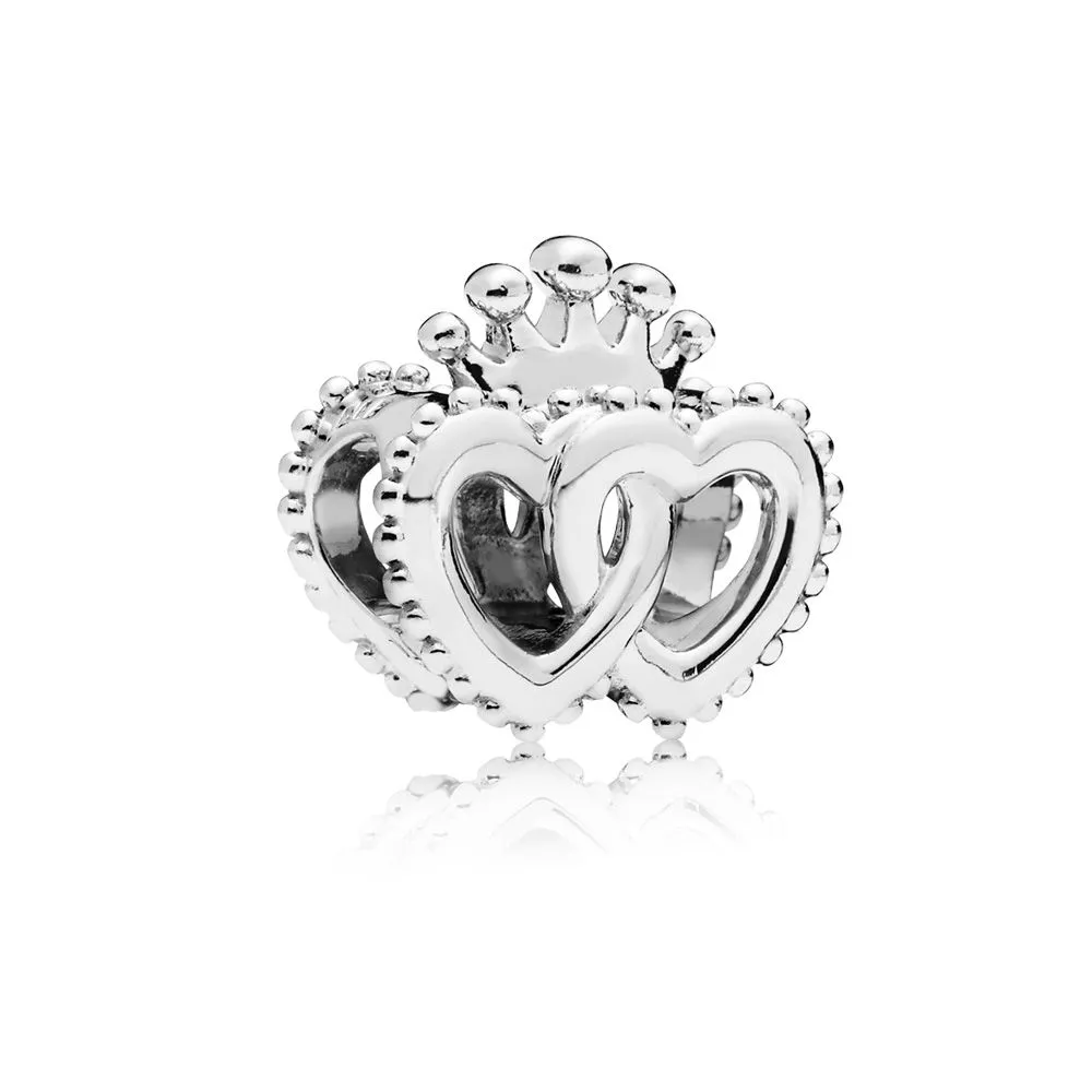 pandora united regal hearts charm berlock 797670