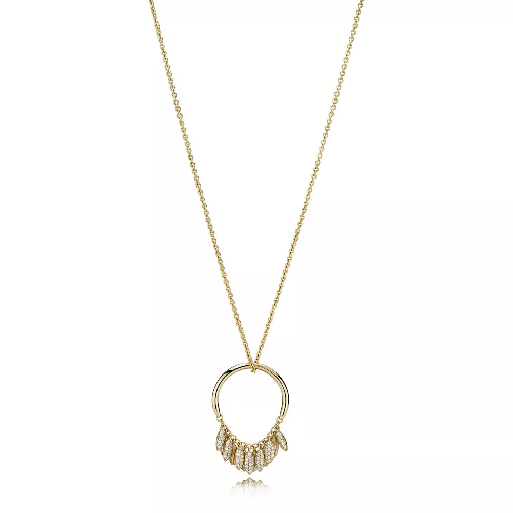pandora circle of seeds halsband 367683cz
