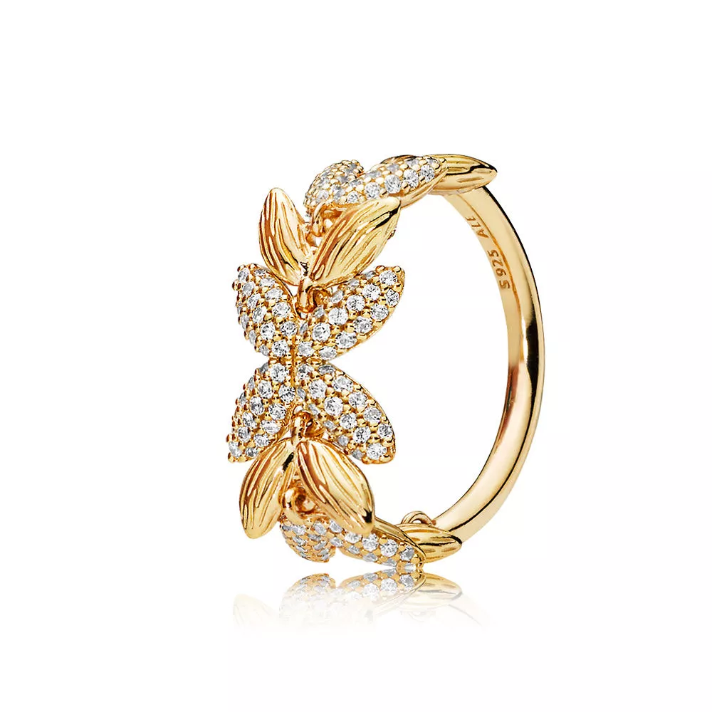 pandora circle of seeds ring 167735cz