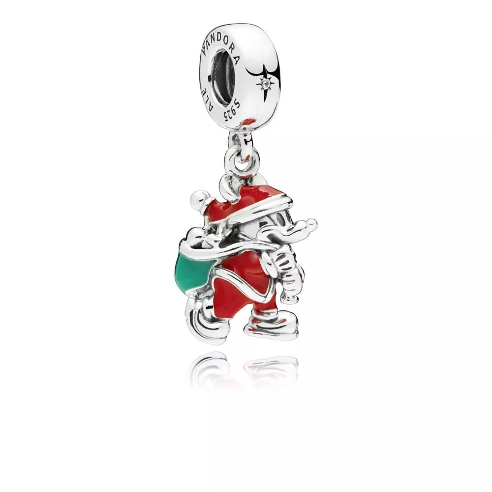 disney pandora santa mickey & gift bag hängberlock 797501enmx