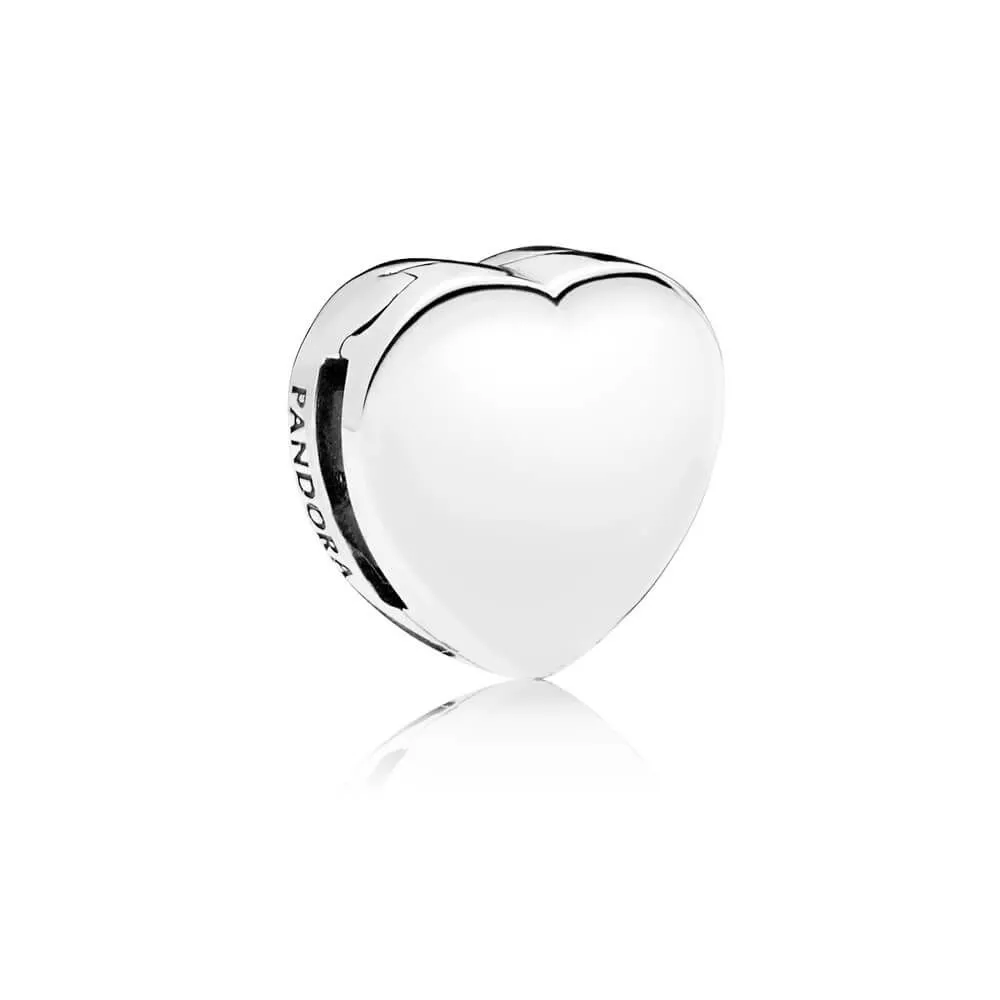 pandora reflexions heart clip berlock 797620