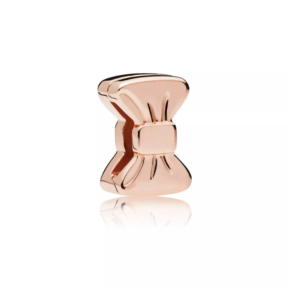 pandora reflexions sweet bow rose clip berlock 787582
