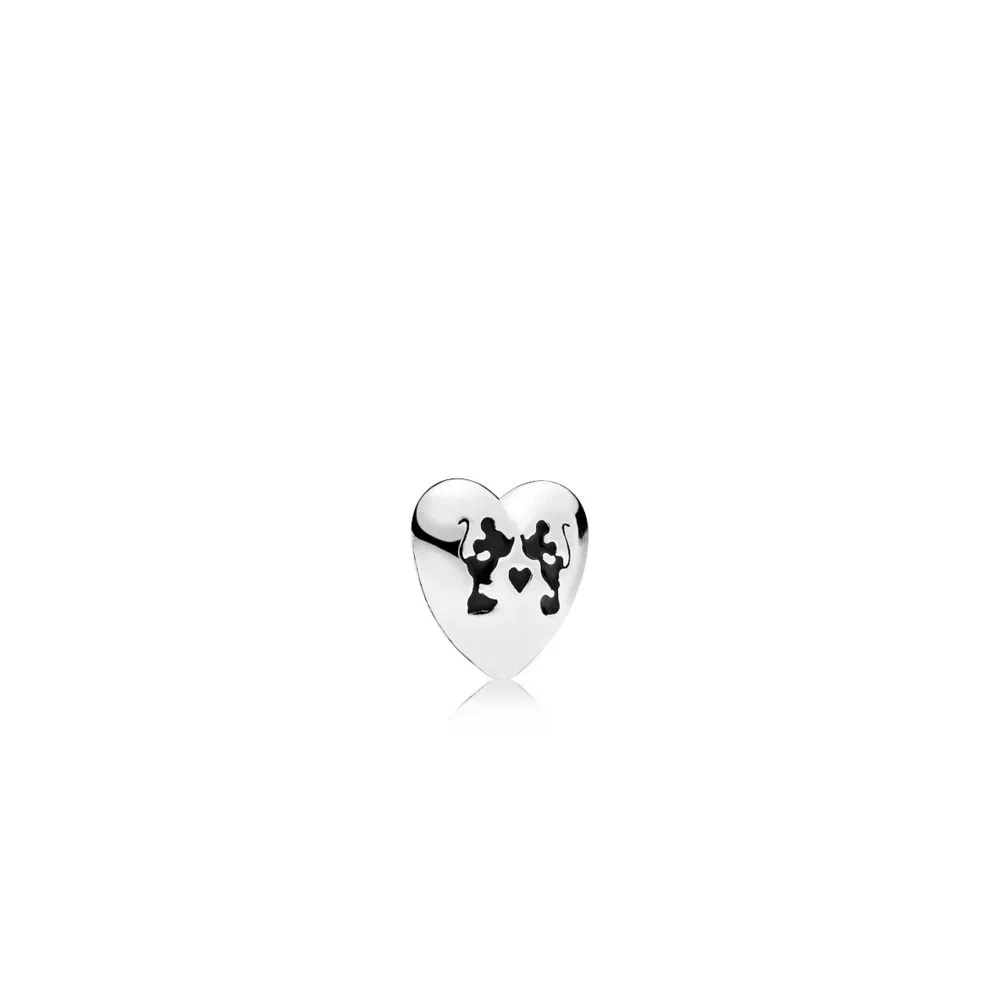 disney pandora mickey & minnie kiss petite 796347en16