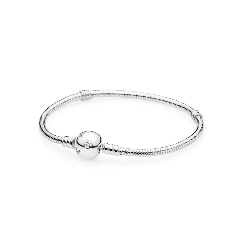 disney pandora moments sparkling mickey mouse & ormkedjearmband 590731cz