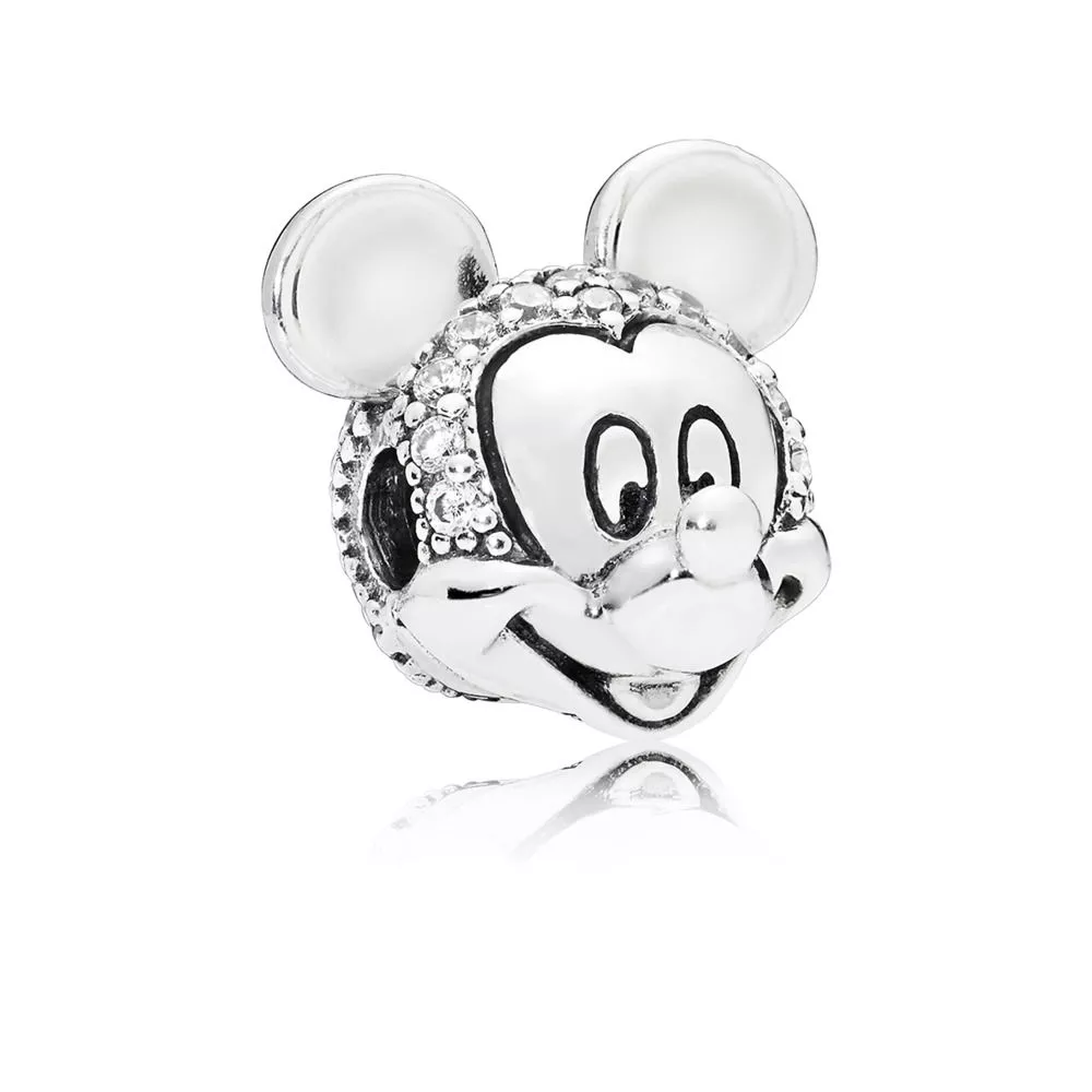 pandora disney mickey mouse pavé klämstopp 797495cz