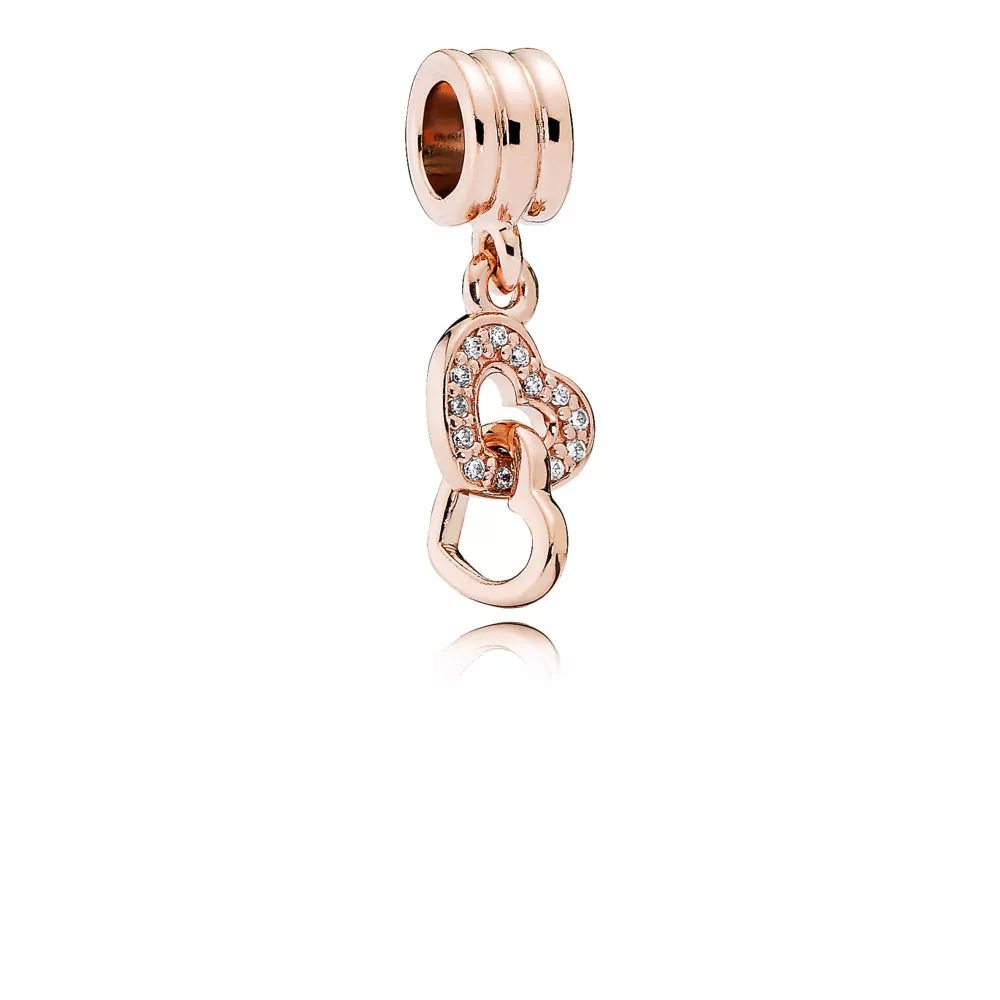 pandora interlocked hearts hängberlock 781242cz