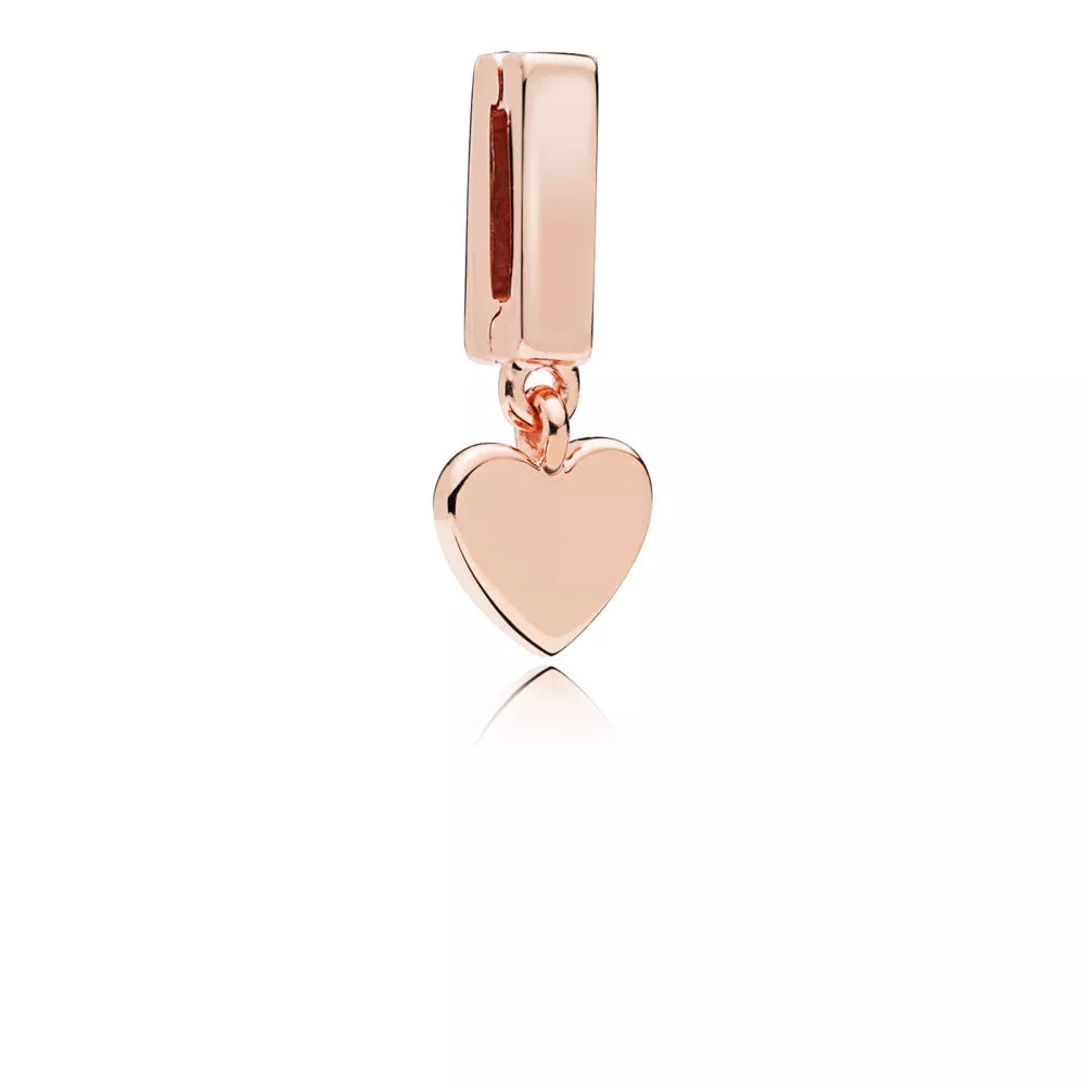 pandora reflexions floating heart rose clip berlock 787643
