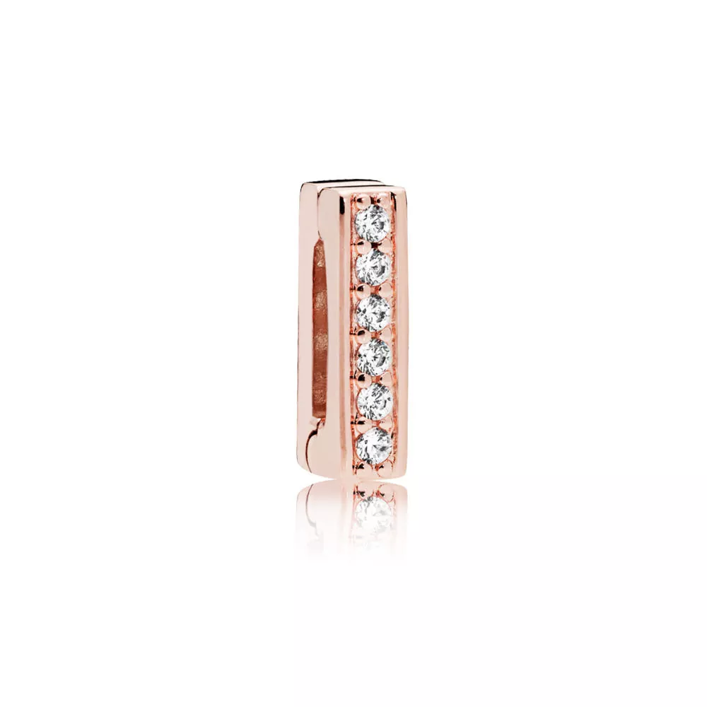 pandora reflexions timeless sparkle rose clip berlock 787633cz