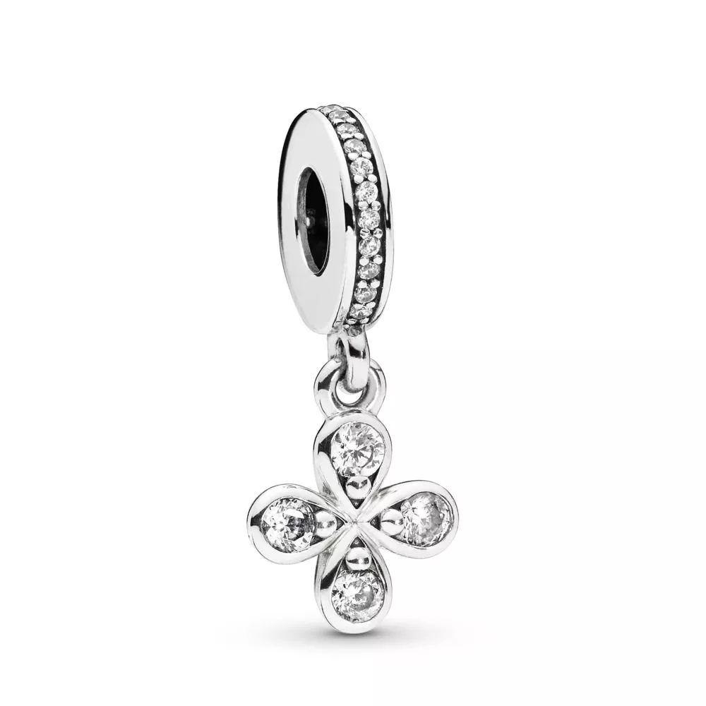 pandora four petal flower hängberlock 797969cz