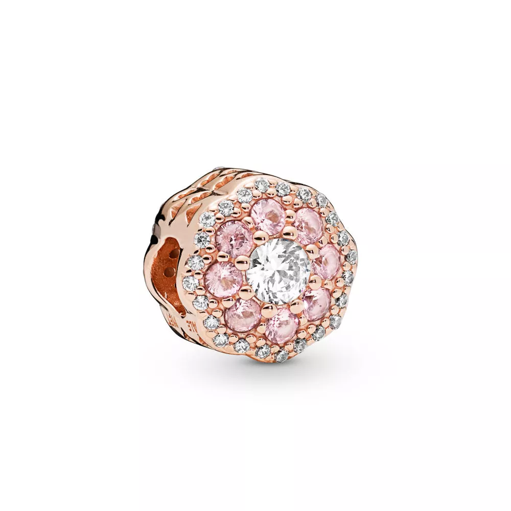 pandora pink sparkle flower berlock 787851npm