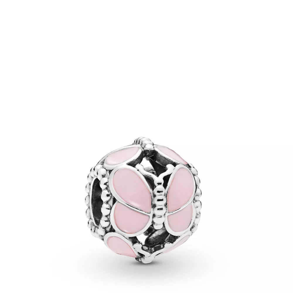 pandora rosa fjärilar berlock 797855en160