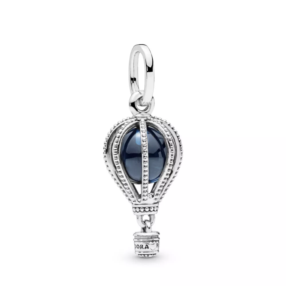 pandora blue hot air balloon hängberlock 798064nmb