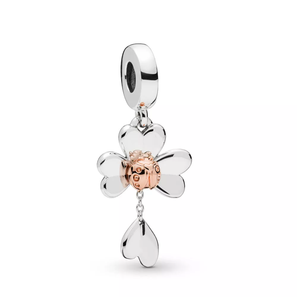 pandora clover & ladybird hängberlock 787877